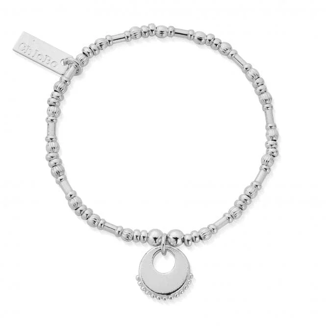 custom silver bracelet for women with personal engraving-Children's Personalised Pumpkin Eclipse Bracelet PCSBPUMP3262