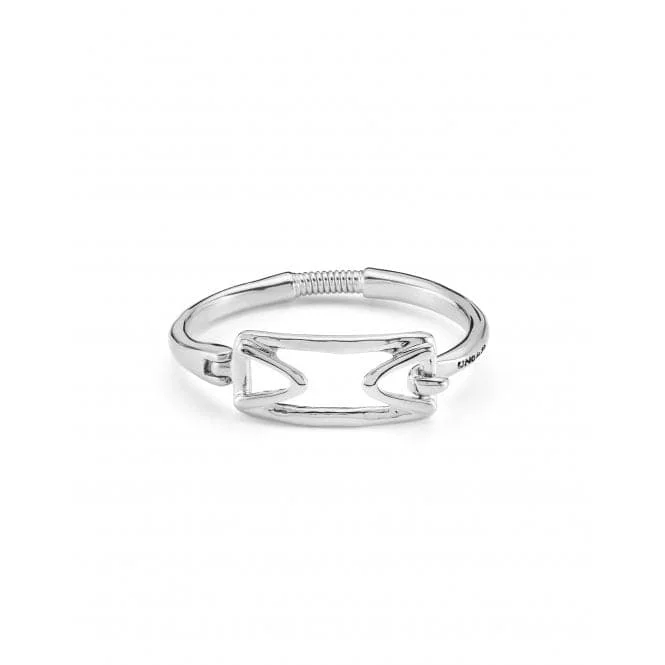 luxury bracelet with custom engraving for elegant gift-Ladies Brave Silver Medium Stand Out Bracelet PUL2384MTL0000M