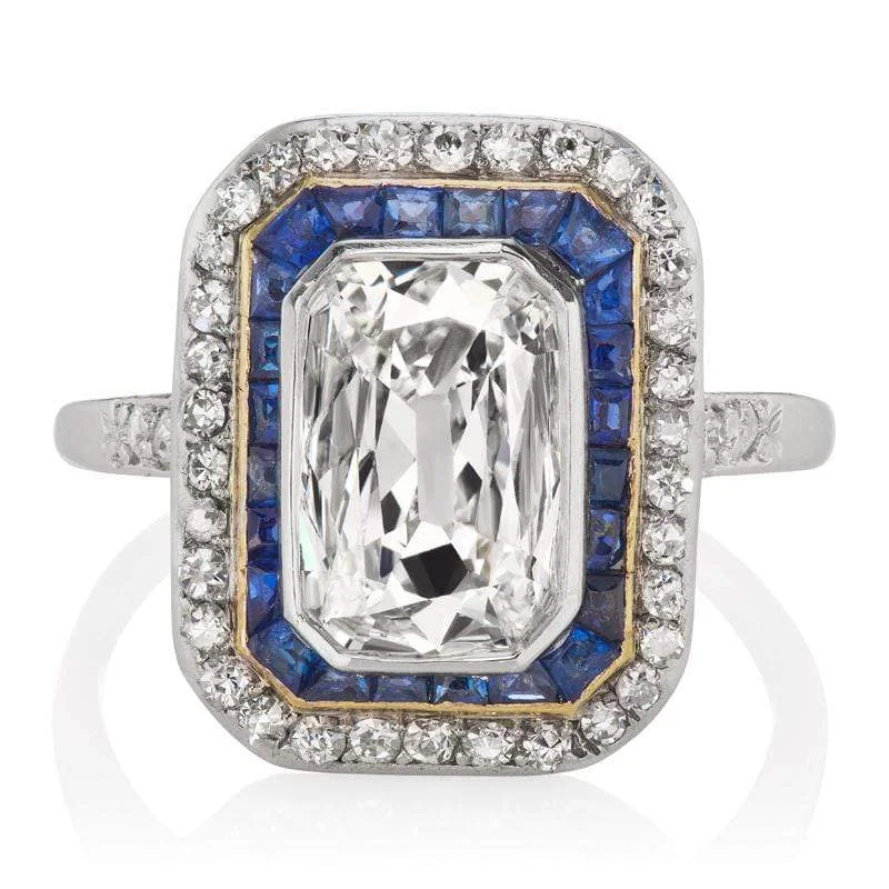 men’s rings with diamonds and sapphires for engagement rings-Alune