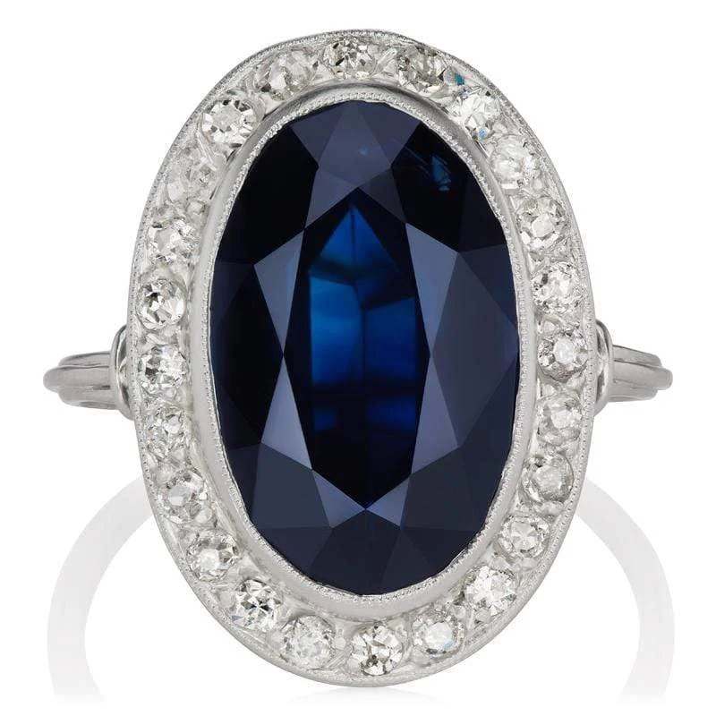 women’s engagement rings with diamonds and sapphires for couples-Azura