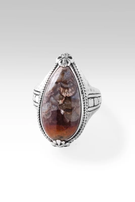 women’s rings with sapphires and rubies for wedding rings-Unwavering Faith Ring™ in Mushroom Rhyolite