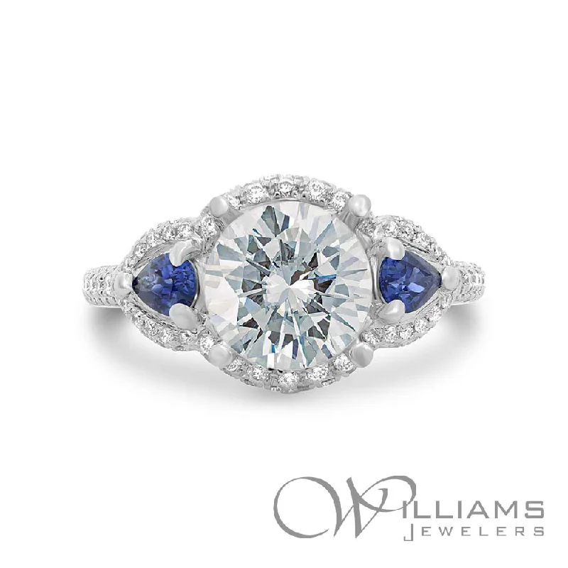 women’s engagement rings with sapphires and rubies for engagement rings-Williams Signature 14 Karat Diamond Engagement Ring