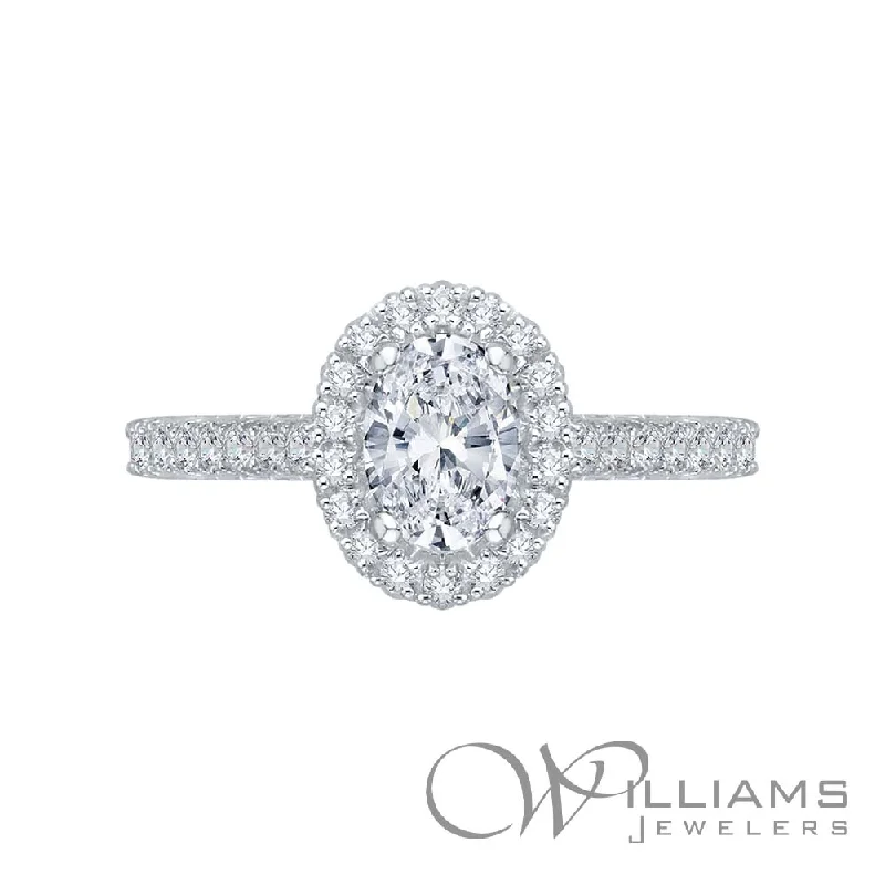 women’s engagement rings with sapphires and rubies for couples-Williams Signature 14 Karat Diamond Engagement Ring