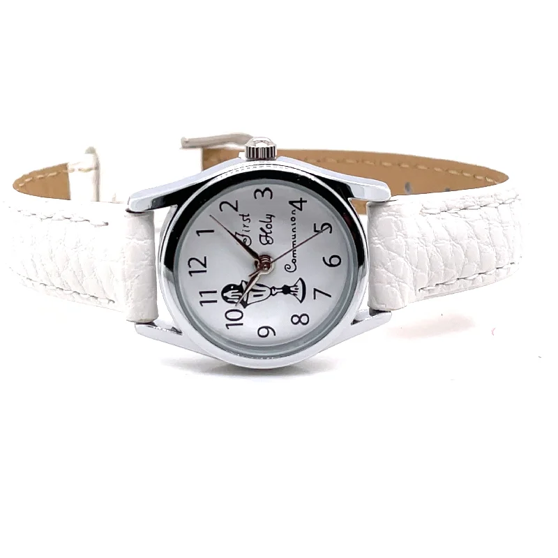 high-end watches for men with vintage-inspired designs and leather bands -1st Communion watch