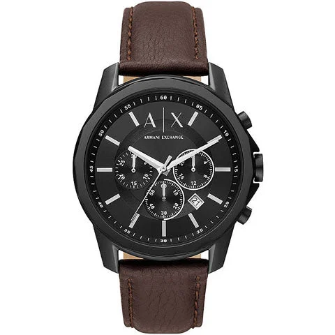 women’s watches with fashionable designs and durable materials -Armani Exchange Analog Black Dial Men's Watch-AX1732IT