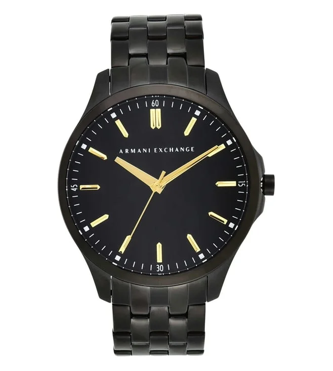 luxury watches for men with bold designs and premium metal finishes -Armani Exchange Hampton Analog Watch for Men AX2144