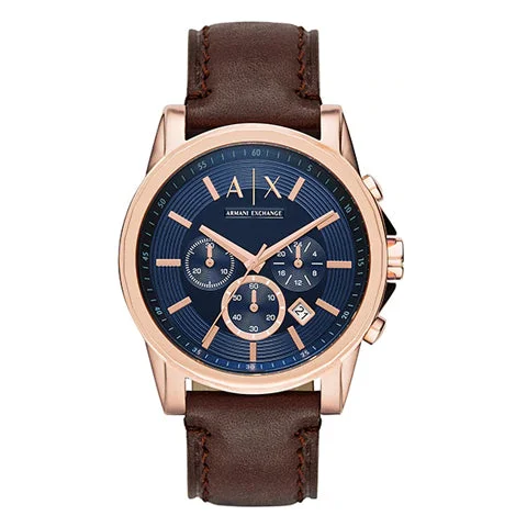 luxury women’s watches with sapphire glass and sophisticated cases -Armani Exchange Outerbanks Chronograph Analog Watch for Men AX2508