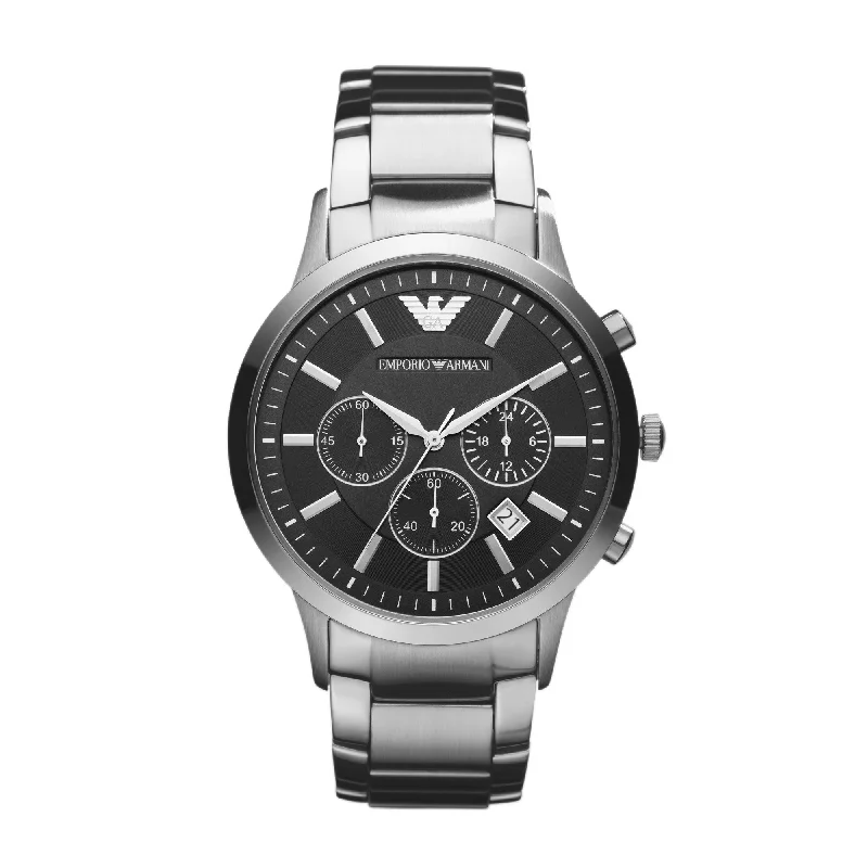 men's watches with digital chronograph functions and durable materials -Armani Renato AR2434