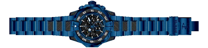 stylish men's watches with premium designs and multi-functional dials -Band For Invicta Carbon Hawk 37706