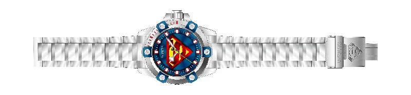 men’s watches with sleek, minimalist dials and stainless steel cases -Band For Invicta DC Comics 32488