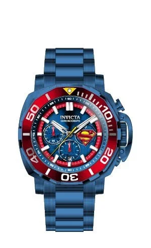 women's watches with minimalistic designs and slim metal bands -Band For Invicta DC Comics 35077