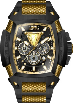 men's watches with adjustable silicone bands and digital tracking features -Band For Invicta DC Comics 37615