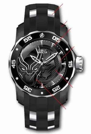 sport watches for men with fitness tracking and customizable settings -Band For Invicta Marvel 34740