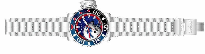 stylish men's watches with eco-friendly bands and solar-powered movement -Band For Invicta NFL 32999