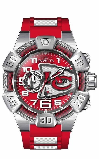 women's watches with bold faces and high-quality leather straps -Band For Invicta NFL 35778