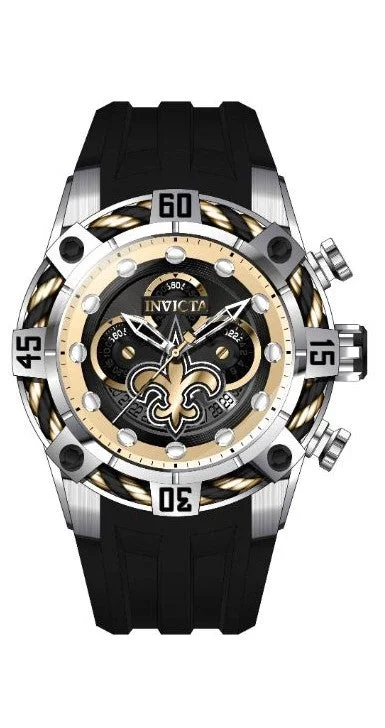 luxury watches for men with sophisticated features and premium bands -Band For Invicta NFL 35858