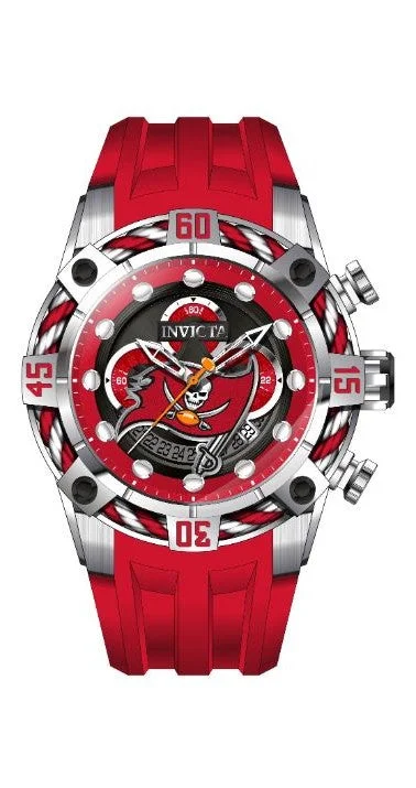 sport watches for women with customizable fitness apps and heart rate -Band For Invicta NFL 35865