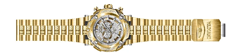 elegant women's watches with slim cases and high-quality materials -Band For Invicta SHAQ 33955