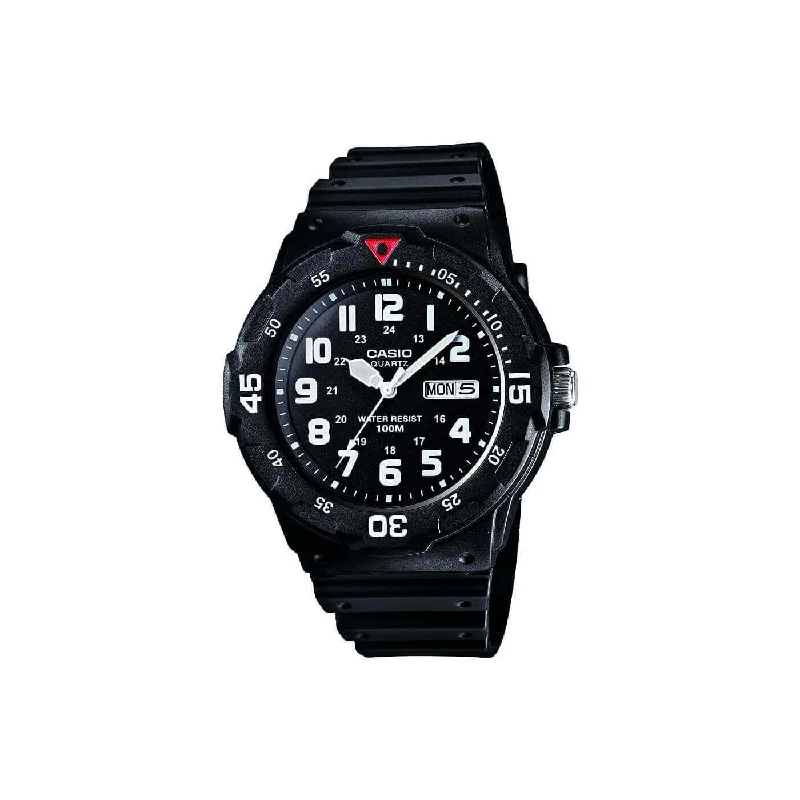 women's watches with stainless steel bands and elegant designs -Casio Collection Black Classic Analogue Watch