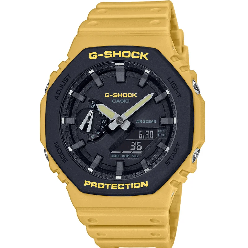 stylish women’s watches with large, round faces and durable bands -Casio G-Shock Carbon Core Analogue-Digital Watch