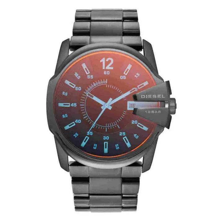 elegant women's watches with leather straps and minimalist faces -DIESEL Master Chief Analog Watch for Men DZ1965