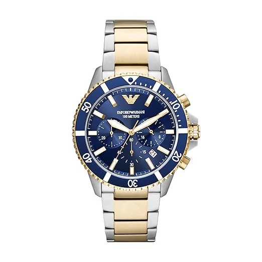 men's watches with ceramic cases and sophisticated digital functions -Emporio Armani Chronograph Analog Watch for Men AR11362