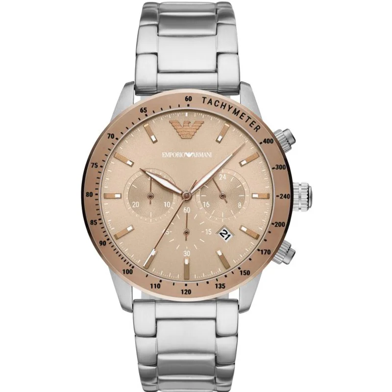 watches for women with simple designs and flexible straps -Mario Chronograph Men