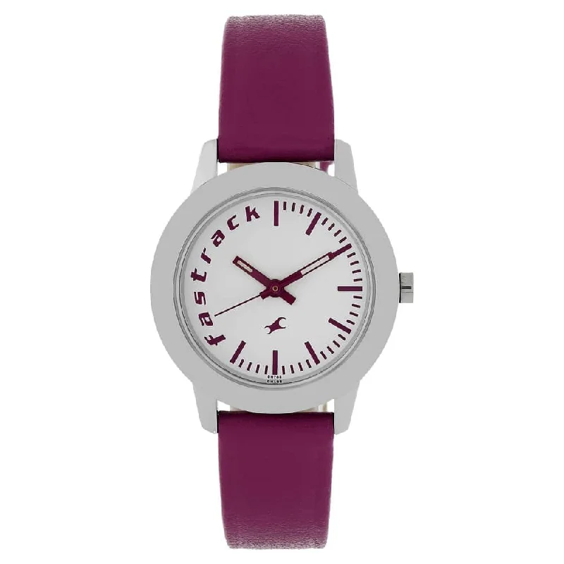 stylish watches for women with multi-functional digital faces -Fundamentals White & Purple