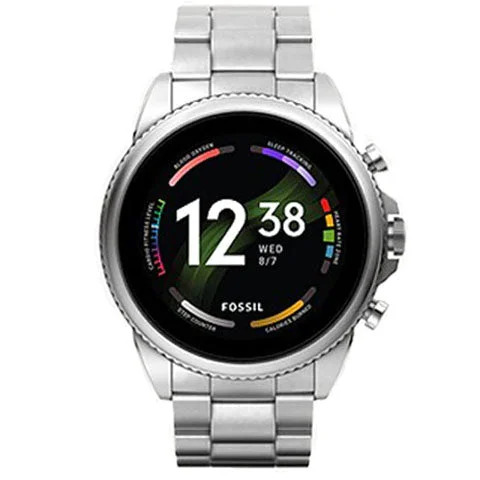 men's watches with durable silicone bands and rugged features -Fossil Gen 6 Smartwatch Digital Black Dial Men's Watch-FTW4060