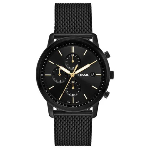 men's watches with interchangeable bands and classic designs -Minimalist Chronograph Men