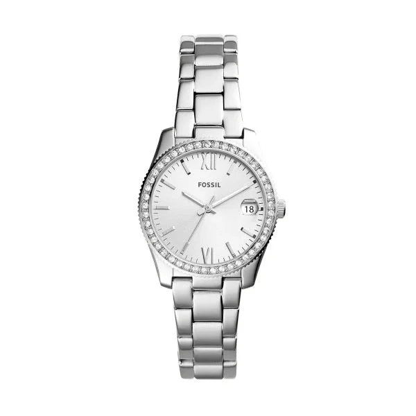 women’s watches with fashionable designs and durable materials -Fossil Scarlette Steel watch ES4317