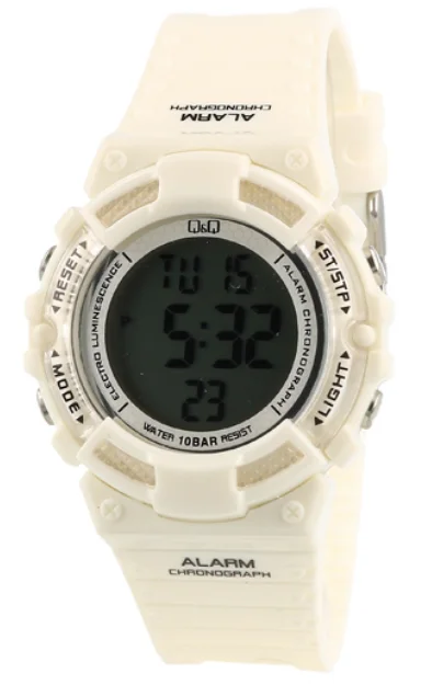 watches for women with multi-functional designs and customizable features -Kids White Digital Q&Q Watch