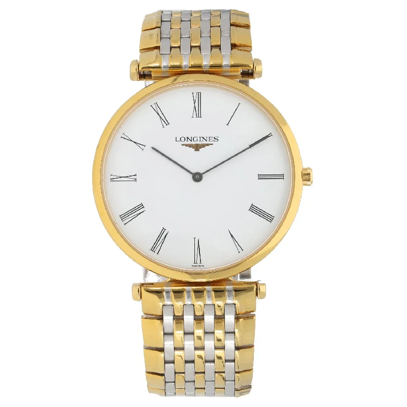 women's watches with elegant designs and interchangeable bands -Longines La Grande Classique L4.709.2 33mm Gold Plated Unisex Watch