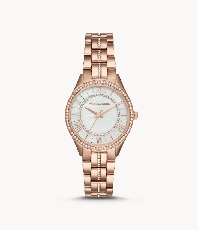 watches for men with multi-sport modes and customizable settings -Michael Kors Lauryn Rose Gold Tone Stainless Steel Ladies Watch