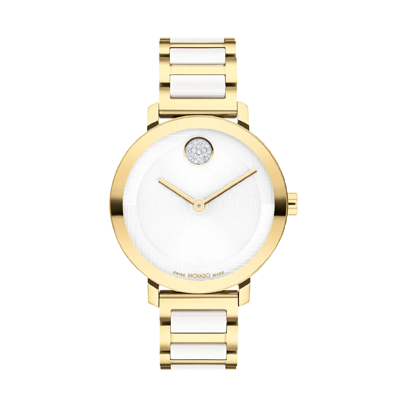 men's watches with water-resistant features and customizable straps -Movado BOLD Evolution 2.0 Women's Watch 3601238