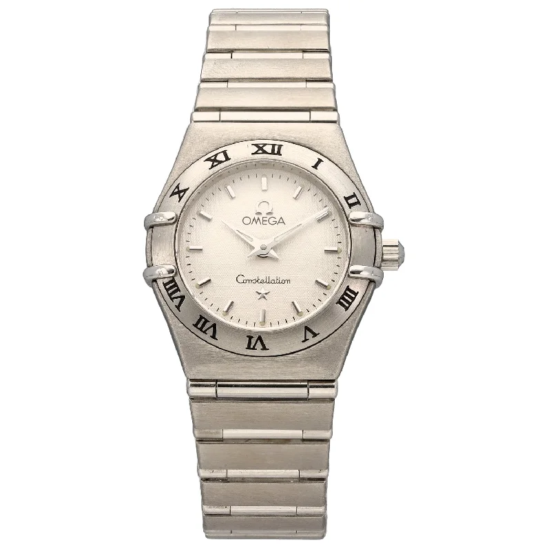 luxury watches for men with innovative designs and premium materials -Omega Constellation 21mm Stainless Steel Watch