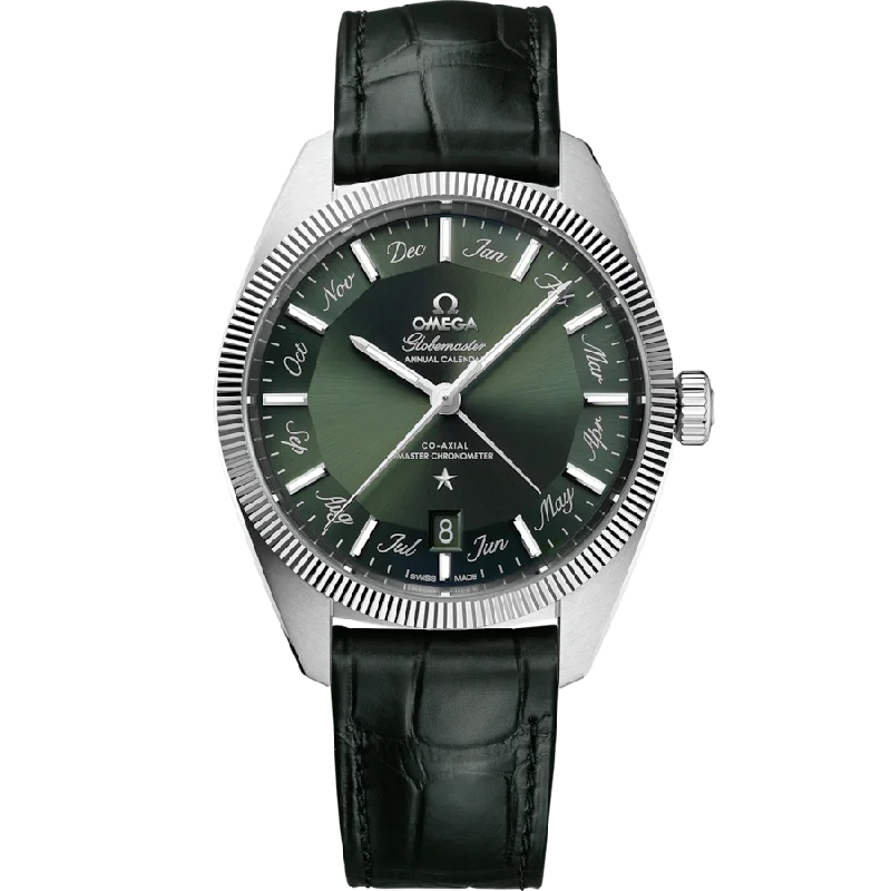 stylish women's watches with minimalist faces and slim metal bands -Omega Constellation Green Dial Men 39MM