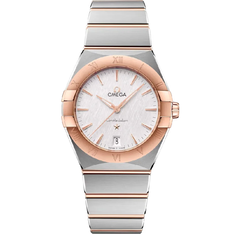 smartwatches for women with integrated health and fitness apps -Omega Constellation Quartzsilver Dial Men 36MM