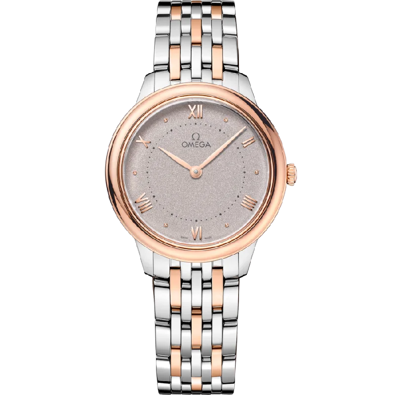 men's watches with durable materials and stylish digital features -Omega De Ville Omega Ladiessilver Dial Women 30MM