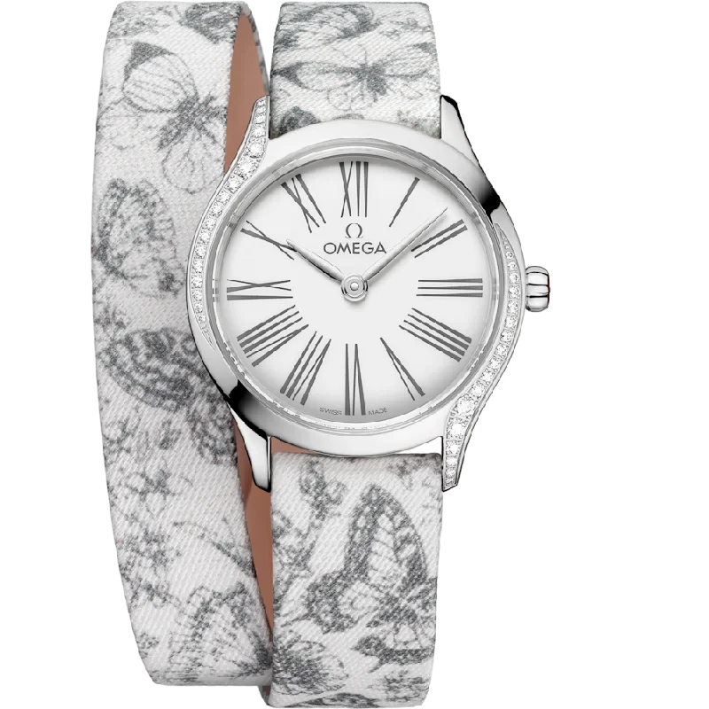 luxury watches for men with bold designs and premium metal finishes -Omega De Ville Ladies White Dial Women 26MM