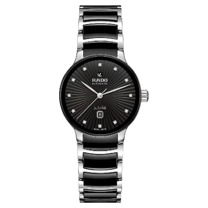 high-end watches for men with multi-functional and smart features -Rado Centrix Black Dial Women 30.5mm