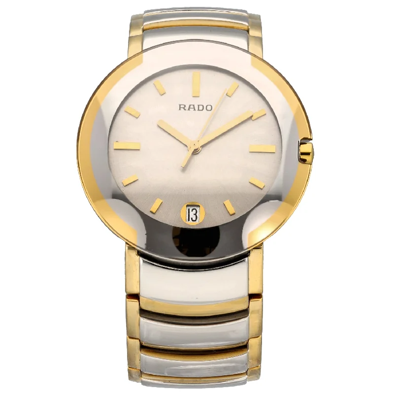 stylish watches for men with digital displays and fitness tracking -Rado Diastar 115.0626.3 35mm Bi-Colour Watch