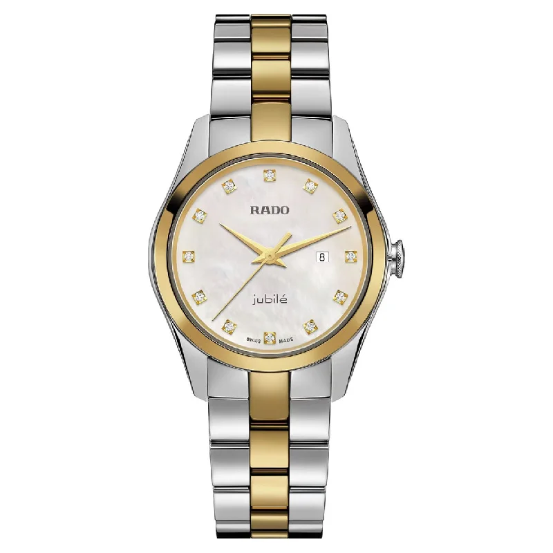 luxury watches for men with sophisticated features and premium bands -Rado Hyperchrome White Dial Women 30.6mm