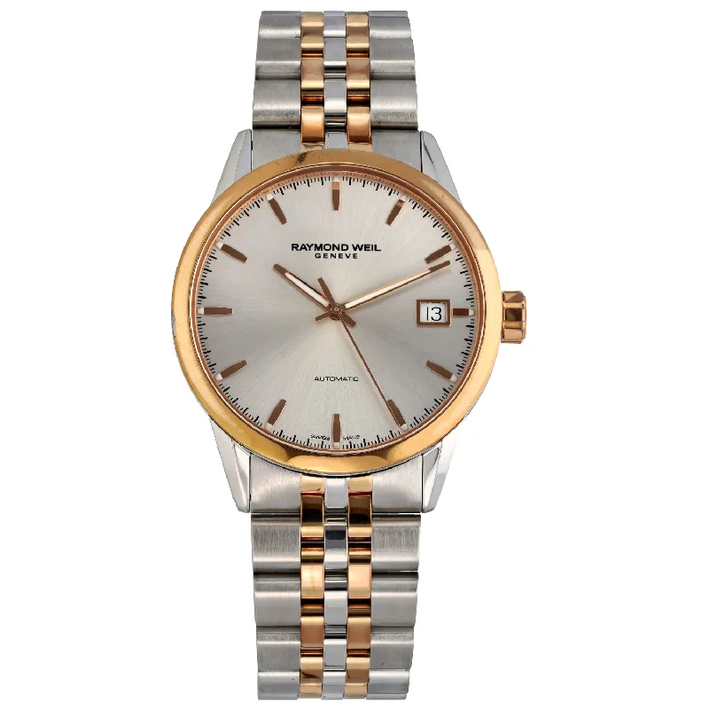 men's watches with classic designs and digital movement functions -Raymond Weil Freelancer 2740 43mm Bi-Colour Watch