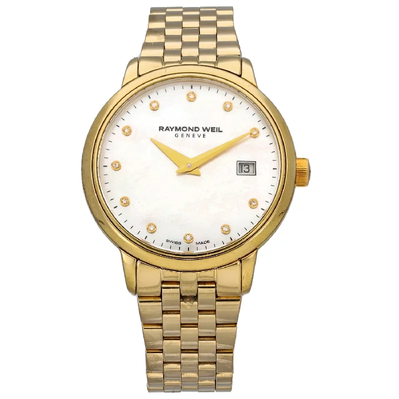 sport watches for men with advanced tracking and real-time fitness data -Raymond Weil Toccata 5988 29mm Gold Plated Watch