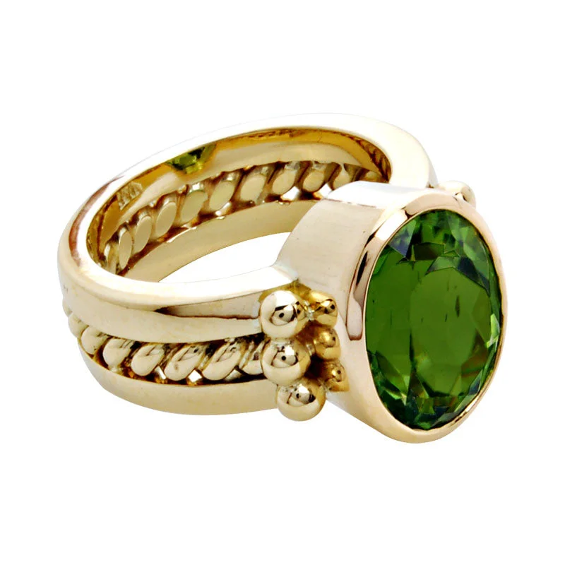 women’s platinum rings with diamonds for engagement-Ring-Peridot