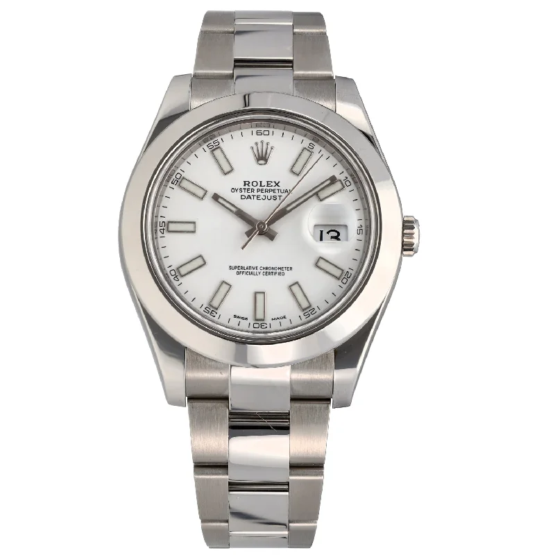 digital watches for men with real-time data and customizable features -Rolex Datejust II 116300 41mm Stainless Steel Watch