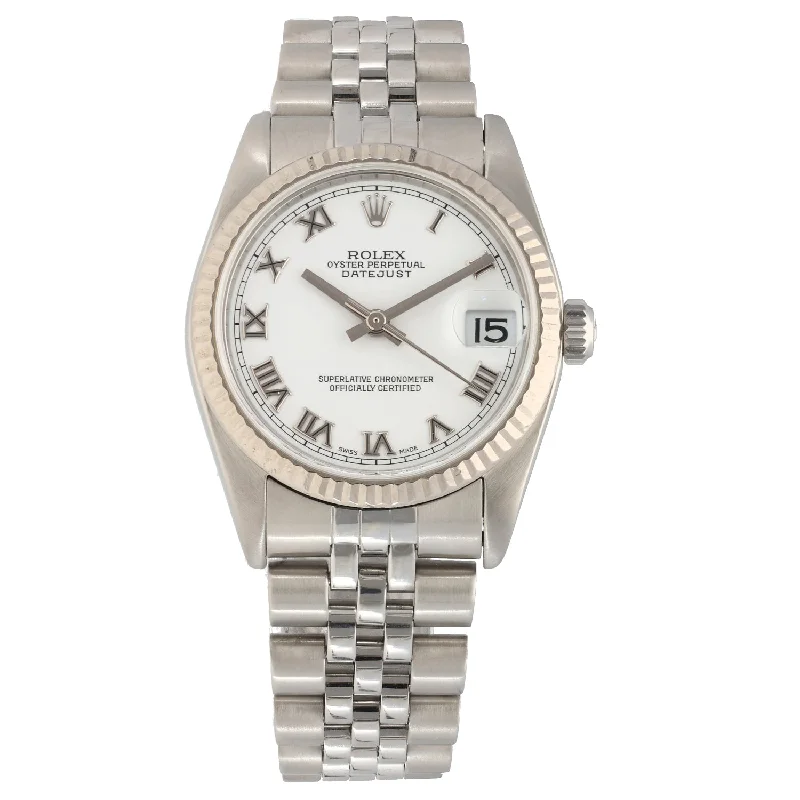 men's watches with luxury leather straps and advanced digital features -Rolex Lady Datejust 78274 31mm Stainless Steel Watch