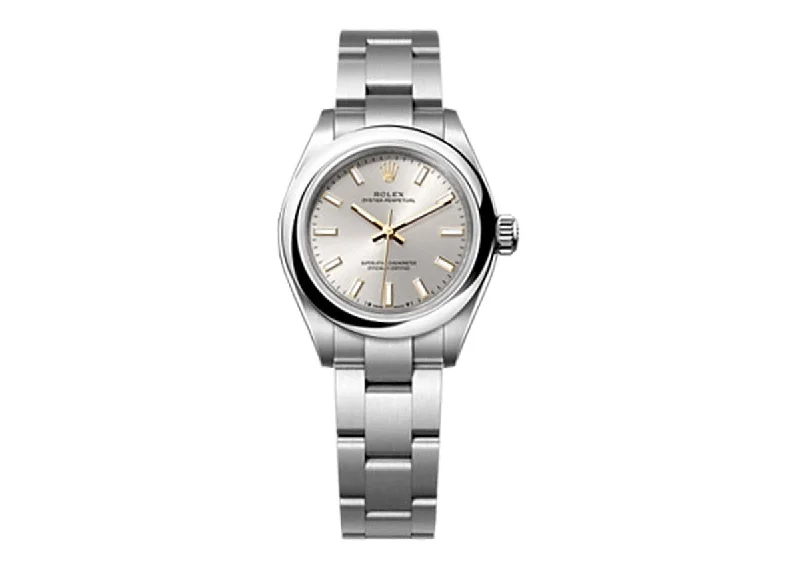 luxury watches for men with hand-crafted details and unique designs -Rolex Oyster Perpetual 28mm 276200 Oystersteel Silver Dial