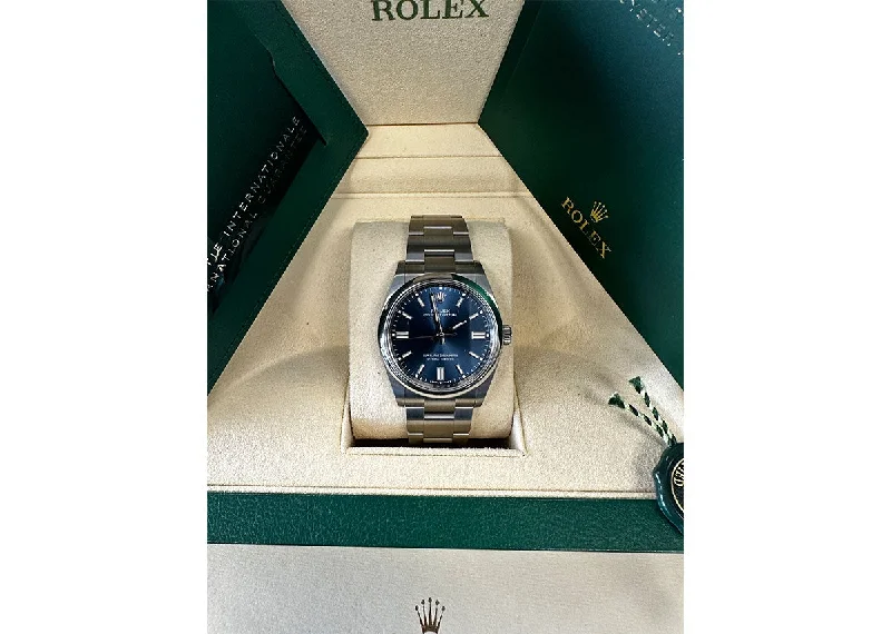 waterproof sport watches for women with step counter and GPS -Rolex Oyster Perpetual 36mm 126000 Oystersteel Bright Blue Dial 2024